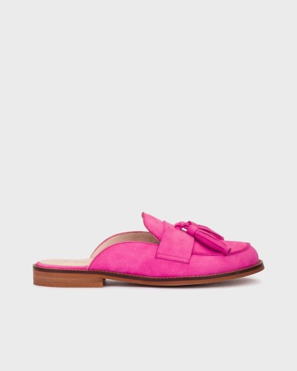 Wonders.com | Mules CORO 10 Fucsia A-4610 NUBUK