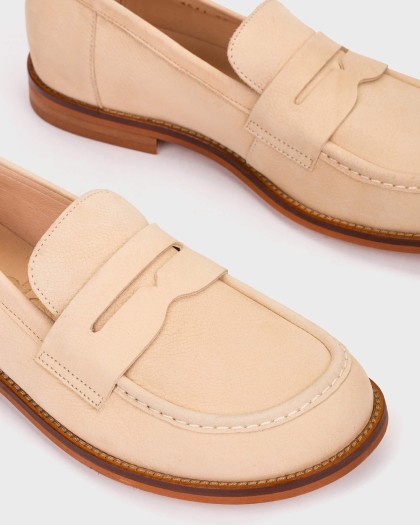 Wonders.com | Mocasines CORO 11 Beige A-4611 NUBUK