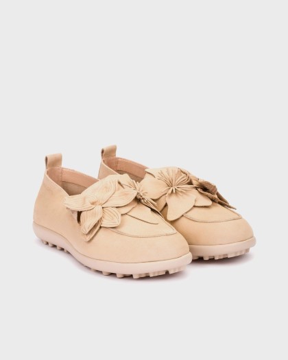 Wonders.com | Mocasines FLYFIT 05 Beige A-5005 NUBUK