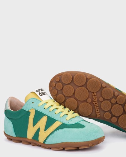 Wonders.com | Deportivas NYSA 01 Verdes AP-2101 COMB.