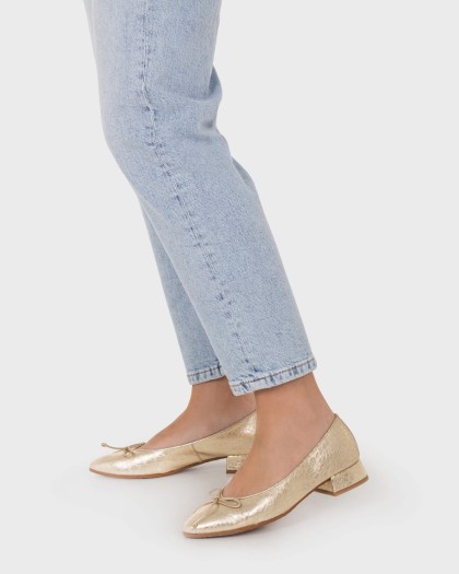 Wonders.com | Bailarinas EVOW 01 Oro B-9701 PERL