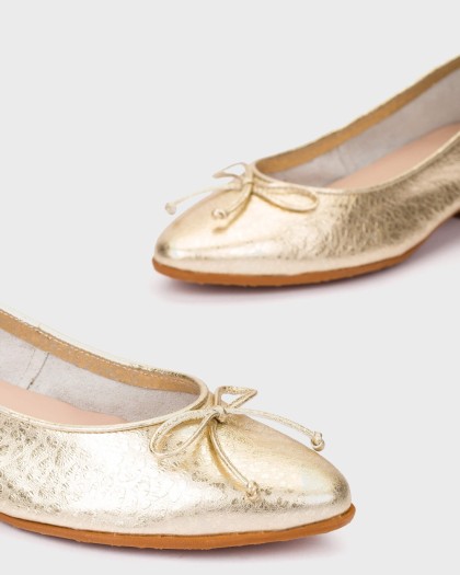 Wonders.com | Bailarinas EVOW 01 Oro B-9701 PERL