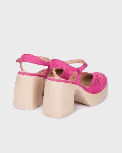 Wonders.com | Sandalias LADY 91 Fucsia H-4991 NUBUK