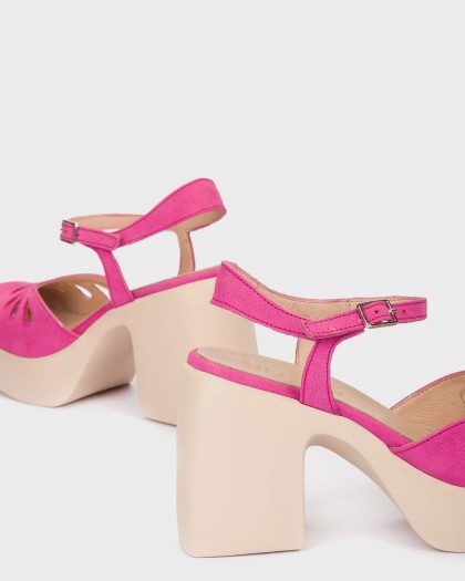 Wonders.com | Sandalias LADY 91 Fucsia H-4991 NUBUK