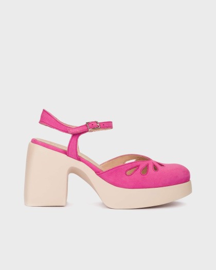 Wonders.com | Sandalias LADY 91 Fucsia H-4991 NUBUK