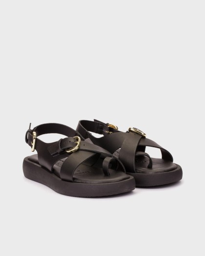 Wonders.com | Sandalias HORIZON 32 Negras AB-1332 MOUSSE