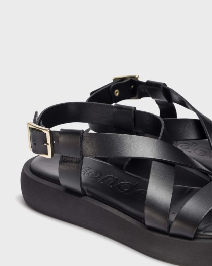 Wonders.com | Sandalias AUSTRA Negras AB-1402 COMB.