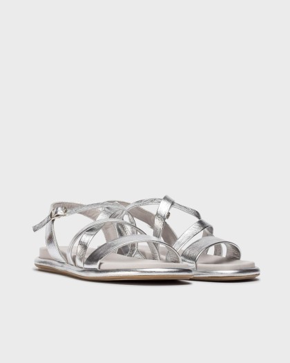 Wonders.com | Silver IZORA Sandal AT-3402 LAMINATO