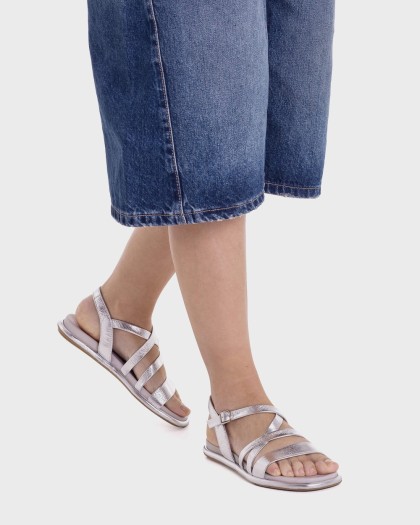 Wonders.com | Silver IZORA Sandal AT-3402 LAMINATO