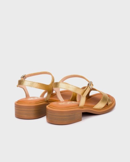 Wonders.com | Sandalias JANET 10 Oro B-9610 MAX
