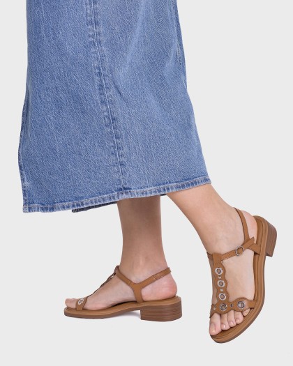 Wonders.com | Sandalias JANET 12 Marrones B-9613 TOKAT