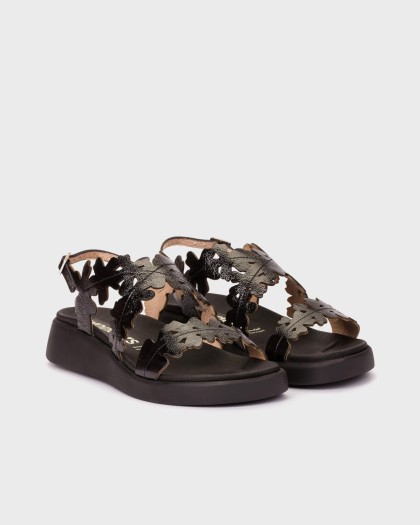 Wonders.com | Sandalias MAR 51 Negras C-6551 LACK