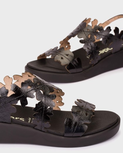 Wonders.com | Sandalias MAR 51 Negras C-6551 LACK