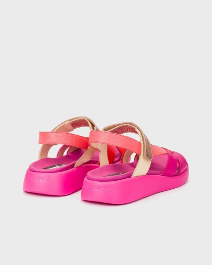 Wonders.com | Sandalias MAR 52 Fucsia C-6552 COMB.