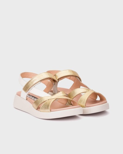 Wonders.com | Sandalias MAR 52 Oro C-6552 COMB.