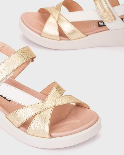Wonders.com | Sandalias MAR 52 Oro C-6552 COMB.