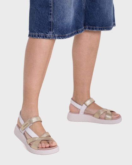 Wonders.com | Sandalias MAR 52 Oro C-6552 COMB.