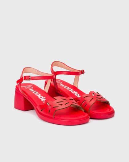 Wonders.com | Sandalias MOAI 01 Rojas D-2301 TOKAT