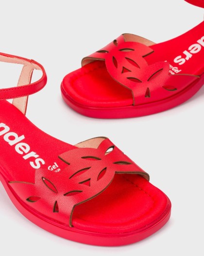 Wonders.com | Sandalias MOAI 01 Rojas D-2301 TOKAT