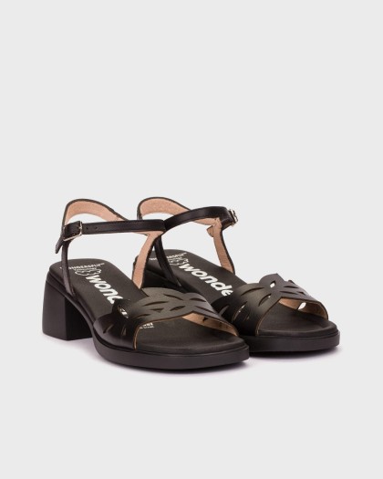Wonders.com | Sandalias MOAI 01 Negras D-2301 TOKAT