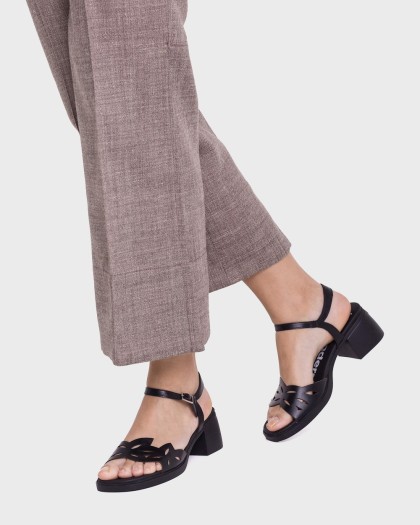 Wonders.com | Sandalias MOAI 01 Negras D-2301 TOKAT