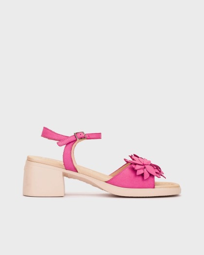 Wonders.com | Sandalias MOAI 02 Fucsia D-2302 NUBUK