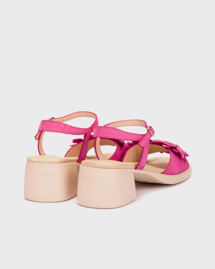 Wonders.com | Sandalias MOAI 02 Fucsia D-2302 NUBUK