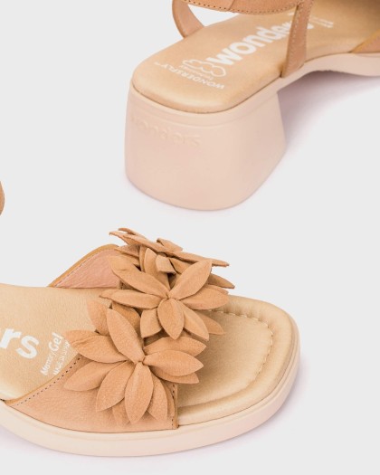 Wonders.com | Sandalias MOAI 02 Beige D-2302 NUBUK