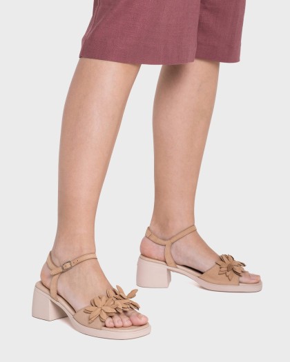 Wonders.com | Sandalias MOAI 02 Beige D-2302 NUBUK