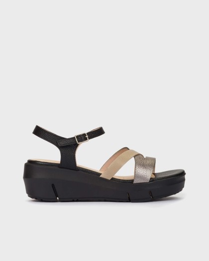 Wonders.com | Sandalias FLYNN 83 Negras D-8283 MAX/WILD