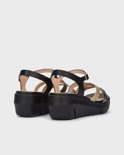 Wonders.com | Sandalias FLYNN 83 Negras D-8283 MAX/WILD