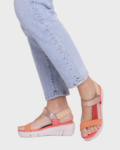 Wonders.com | Sandalias FLYNN 90 Naranjas D-8290 COMB.
