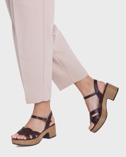 Wonders.com | Sandalias MIERCOLES 60 Marrones D-8860 TOKAT