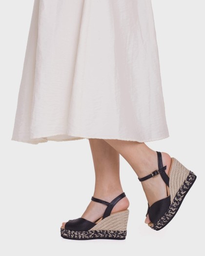 Wonders.com | Alpargatas DALIA 11 Negras YH-MA2611 WILLER