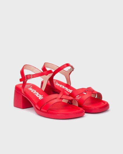 Wonders.com | Sandalias MOAI 07 Rojas D-2307 TOKAT