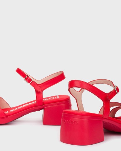 Wonders.com | Sandalias MOAI 07 Rojas D-2307 TOKAT