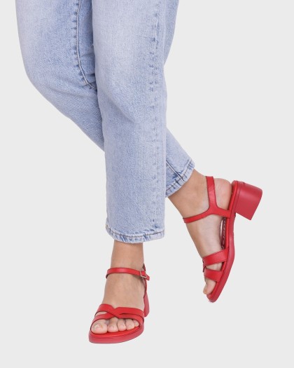 Wonders.com | Sandalias MOAI 07 Rojas D-2307 TOKAT