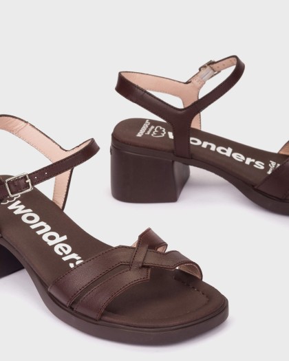 Wonders.com | Sandalias MOAI 07 Marrones D-2307 TOKAT