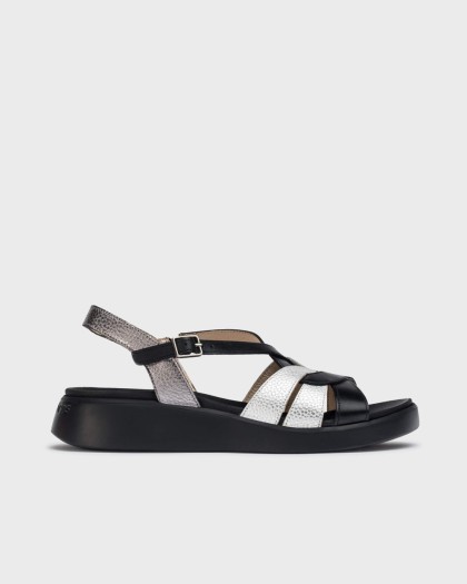 Wonders.com | Black PATERNA Sandals C-6530 AIS/MAX/MA