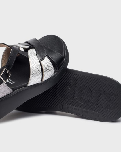 Wonders.com | Black PATERNA Sandals C-6530 AIS/MAX/MA