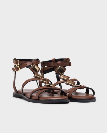 Wonders.com | Sandalias EOS Marrones AB-1401 COMB.
