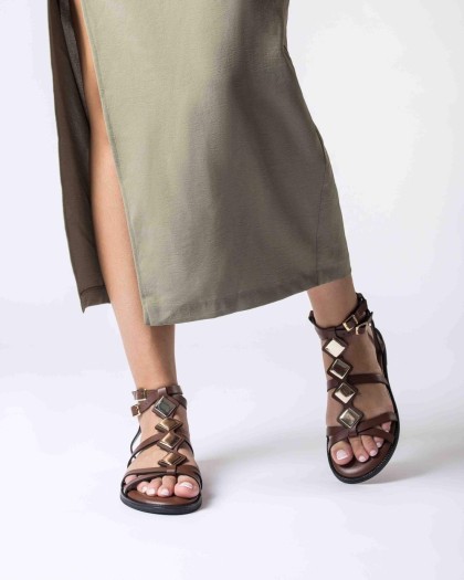 Wonders.com | Sandalias EOS Marrones AB-1401 COMB.