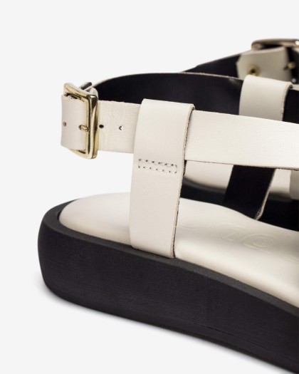 Wonders.com | Sandalias AUSTRA Blancas AB-1402 COMB.
