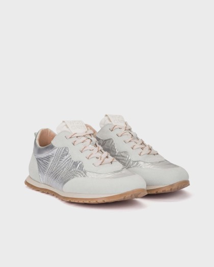 Wonders.com | Deportivas BE FOOT 01 Plata A-5401 COMB.
