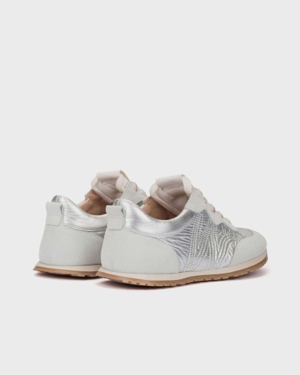 Wonders.com | Deportivas BE FOOT 01 Plata A-5401 COMB.
