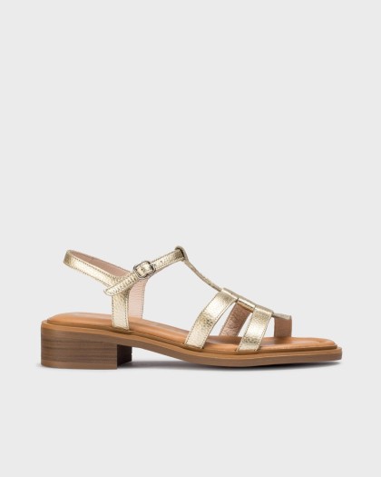 Wonders.com | Sandalias JANET Oro B-9604 MAX