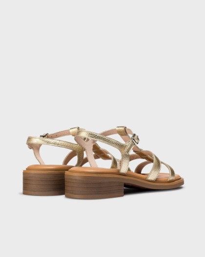 Wonders.com | Sandalias JANET Oro B-9604 MAX