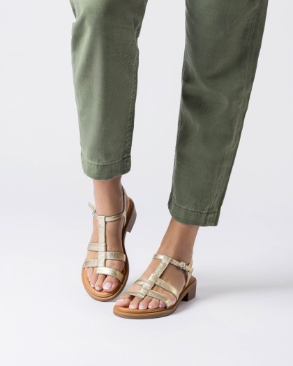 Wonders.com | Sandalias JANET Oro B-9604 MAX