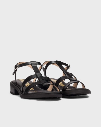 Wonders.com | Sandalias JANET 04 Negras B-9604 ISEO