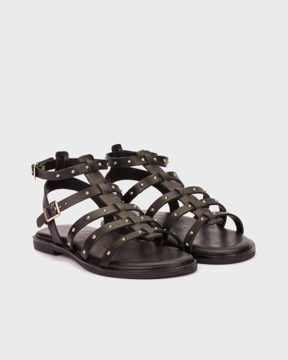 Wonders.com | Sandalias MUSA 54M Negras AB-1554M MOUSSE